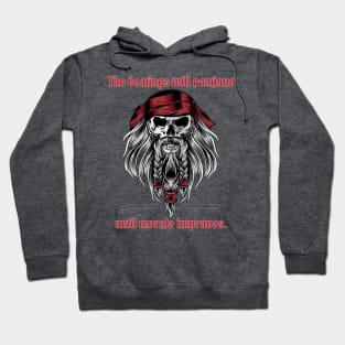 The Beatings Will Continue Until Morale Improves v2 Hoodie